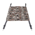 thumbnail image 4 of Double Layer Plush Hammock For Cats, Soft And Comfortable, Easy To Clean, Metal Hook, Easy To Install, Suitable For Rabbits, Kittens, Hamsters, Puppies, Ferrets, 4 of 8