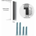 thumbnail image 3 of Goo-Ki 12 Pack 5 Inch(128mm) Kitchen Cabinet Pulls, Matte Black Cabinet Handles, Drawer Pulls for Dresser,Wardrobe & Cupboard, 3 of 9