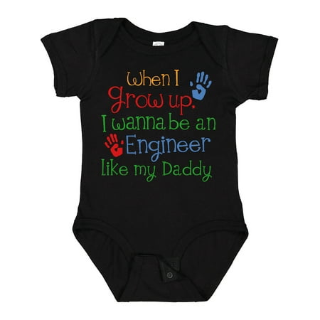 

Inktastic Engineer Like Daddy Boys or Girls Baby Bodysuit