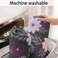 thumbnail image 5 of Pioneer Flower Floral Print Pattern Bathroom Rugs Mat, Non Slip Microfiber Bathroom Rug with Rubber Backing, Soft Mats for Bathroom Floor Tub Shower, 17"x47", 5 of 5