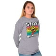 thumbnail image 4 of PACMAN Stay Hungry Funny Food Gamer Unisex Plus Size Long Sleeve Shirt Brisco Brands 3X, 4 of 5
