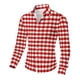 thumbnail image 5 of Seeotter Shirt for Men Plaid Mens Button Down Long Sleeve Shirts Soft Pure Cotton Casual Cozy Regular Fit, 5 of 7