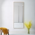 thumbnail image 4 of 65"x22" Rectangular Full Length Floor Mirror with Stand Pure Gold, 4 of 8