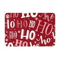 thumbnail image 1 of Balery Ho Pattern Funny Christmas Felpudo de franela, resistente a las manchas y a la decoloración, para uso interior y exterior, fácil de limpiar, 40 x 60 cm, 1 of 7