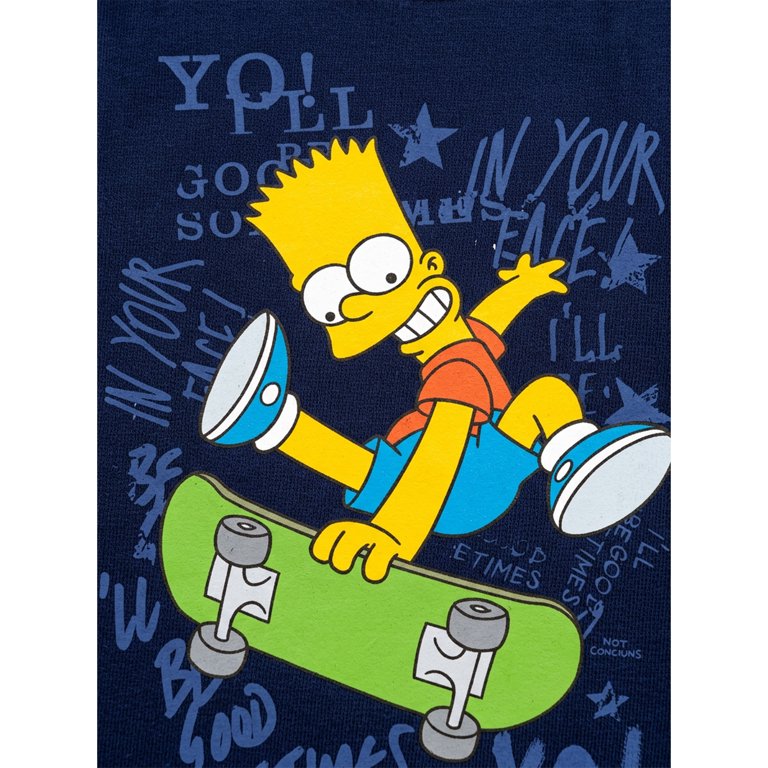 The Simpsons Boys' Kick Flip Graphic Tee photo 2