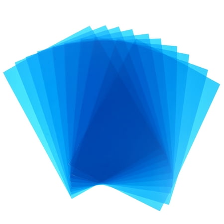 Image of gel color filter 10Pcs Gel Light Filter Transparent Color Film Sheets for Photo Studio LED Light