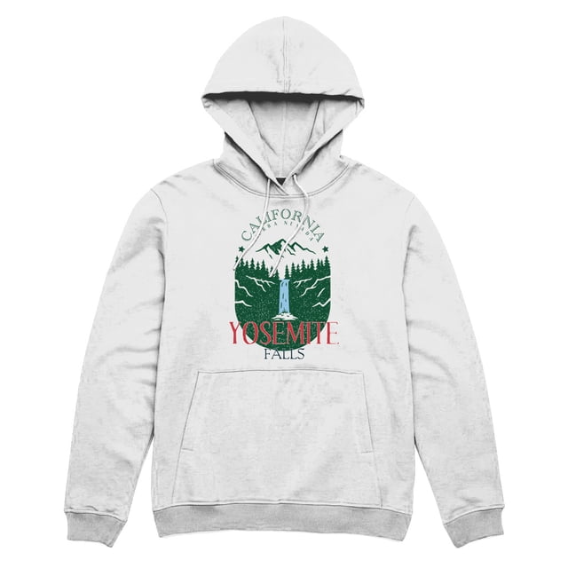 Americana Collection Yosemite Falls White X-Large Hoodie
