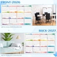 thumbnail image 6 of 2026 2027 Yearly Wall Calendar Dry Erase Calendar for Wall 32" x 48" Large Erasable Monthly Wall Calendar Wet & Dry Erase Yearly Planner, Jan. 2026 - Dec. 2027 Double-Sided, 6 of 8