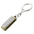 thumbnail image 1 of Unique Bargains Harmonica Pivotant Conception Porte-Clés Porte-Clés Cadeau Ton Argent Ton Or, 1 of 1