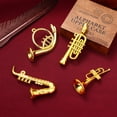 thumbnail image 5 of 4 Pcs Mini Instruments de Musique en Plastique pour Maison de Poupée Modèle de Saxophone Trompette Réaliste Décorations, 5 of 5