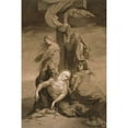 thumbnail image 3 of Lehmann, Henri 13x18 Black Modern Framed Museum Art Print Titled - Lamentation at the Foot of the Cross, 3 of 5