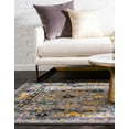 thumbnail image 5 of Unique Loom Medici Collection Area Rug - Paradise (5' 1" x 8' Rectangle Gray/Gold), 5 of 7