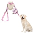 thumbnail image 4 of Pet Harness Leash Set Plaid Escape Proof Puppy Walking Leash Dog Leash with Bag, 4 of 10