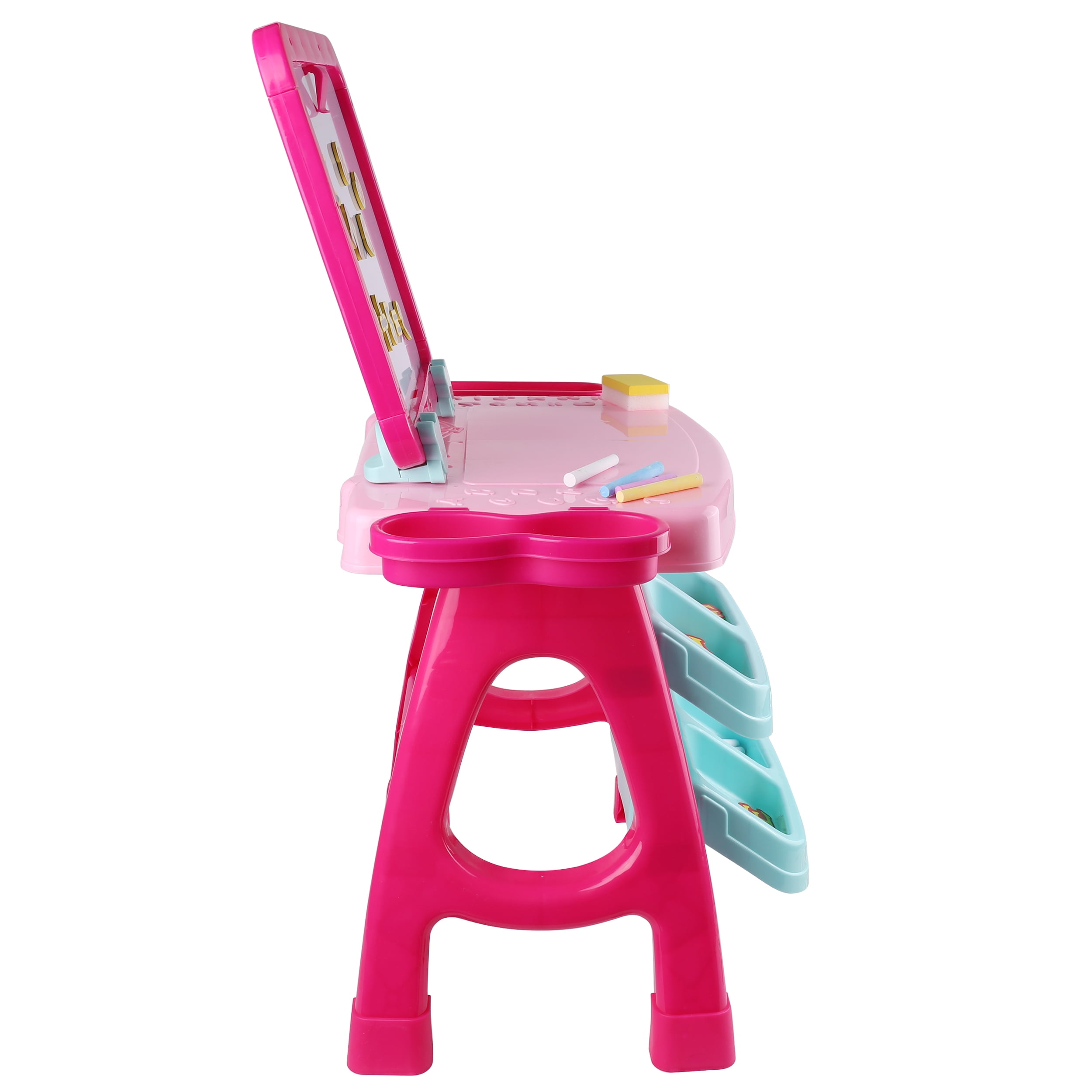 Blue Block Factory Unisex 42-Pieces Educational Toy, Pink