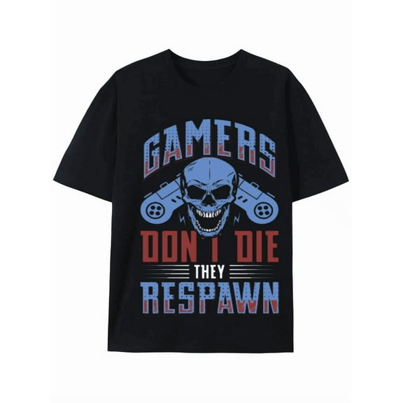 Resilient Gamers: Don't Die, Respawn T-shirt