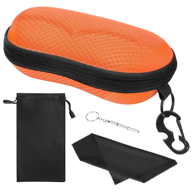 Funda para gafas de sol MoKo EVA, carcasa semirrígida, naranja, unisex