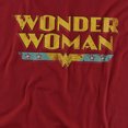thumbnail image 2 of DC Wonder Woman Logo Women's T Shirt, Cardinal, Large, 2 of 6