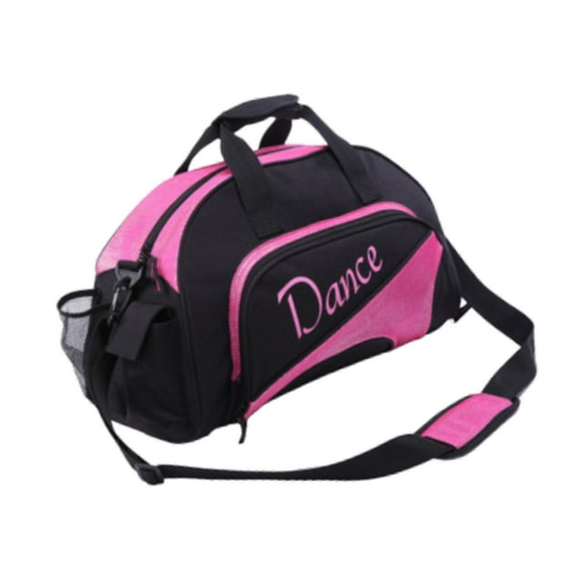 koolsoo Sac à Chaussures de Danse Multifonctionnel Léger Sac de Week-End pour Sports Voyage Gym Rose Rouge