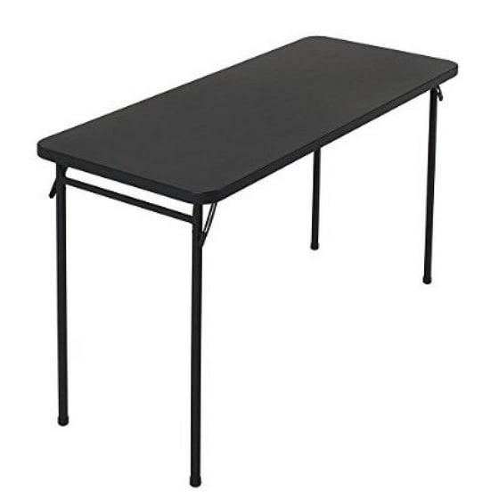 Cosco Abs Top Folding Table 20 By 48 Inch Black