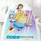 thumbnail image 5 of Perros en el Espacio anti-pilling, suave, ligera, esponjosa y acogedora de lujo para hogar y cocina – Perfecta para niños y adultos,120X180cm, 5 of 6
