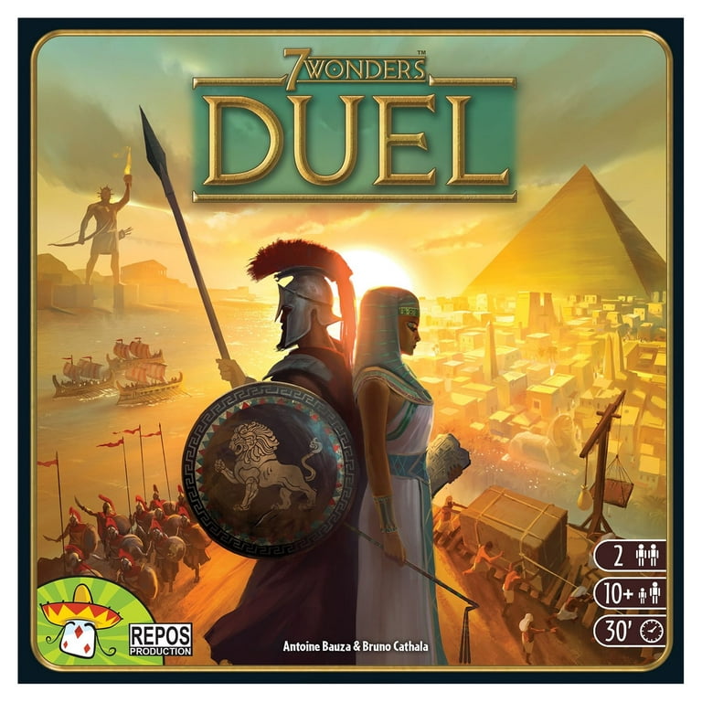 7 Wonders Duel Strategy Board Game for Ages 10 and up, from