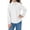 White, variant on OGLCCG Girls Shirt Kids Ruffle Long Sleeve Stand Up Collared Uniform Shirt Tops Solid Color Formal Blouse for School 3-12 Years