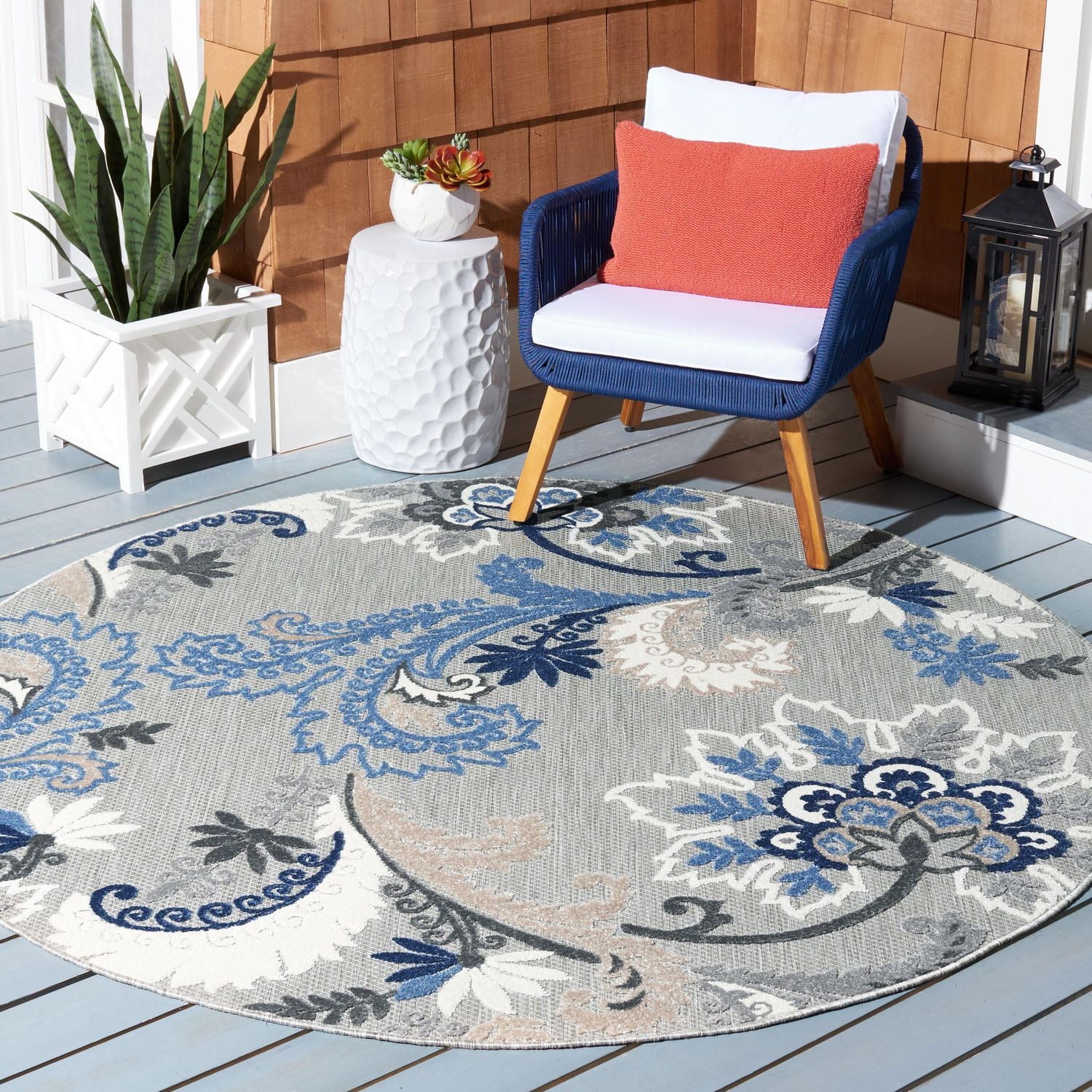 Safavieh Cabana Kuzman Floral Outdoor Area Rug