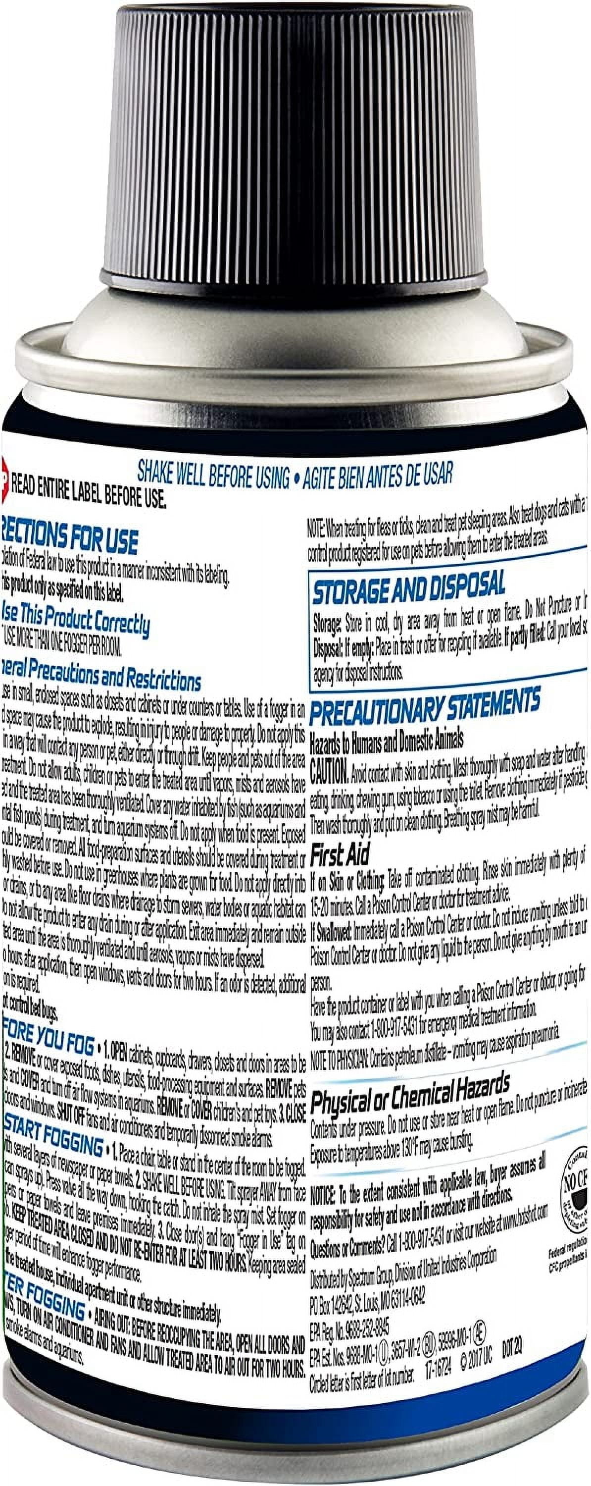 Hot Shot No Mess Fogger With Odor Neutralizer, Kills Roaches, Ants, Spiders & Fleas, Controls Heavy Infestations, 3 Count, 1.2 Ounce