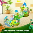 thumbnail image 2 of Set Play Tents PigPen Dinosaur World con alfombrilla de piano para niños, 2 of 7
