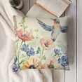 thumbnail image 3 of SHANXI  Throw Pillow Covers, Watercolor Orange Summer Cushion Case Decoration for Sofa Couch 20x20in, 3 of 5