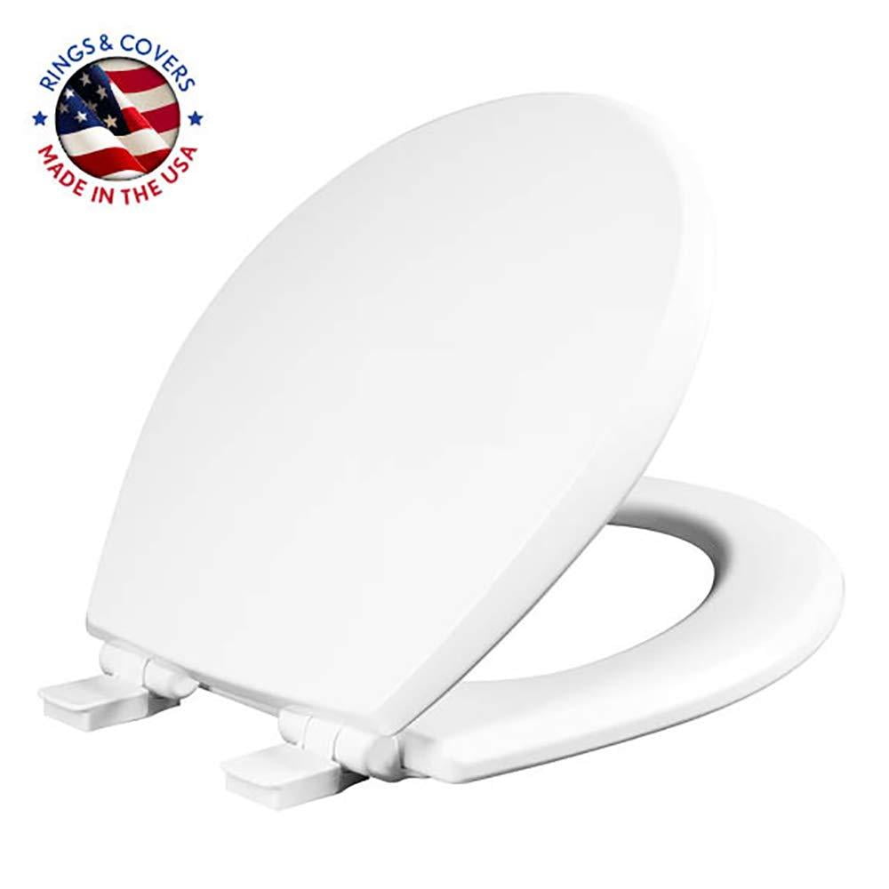 MAYFAIR 847SLOW 000 Kendall SlowClose, Removable Enameled Wood Toilet