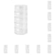 thumbnail image 3 of Toystoory Contenedores multicapa Pendientes Stud Cajas de reloj Almacenamiento de joyas Organizador transparente con cubierta S S 10Conjunto, 3 of 6