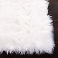 thumbnail image 4 of Safavieh Faux Silky Sheepskin FSS235A Ivory Area Shag Rug (4` x 6`), 4 of 5