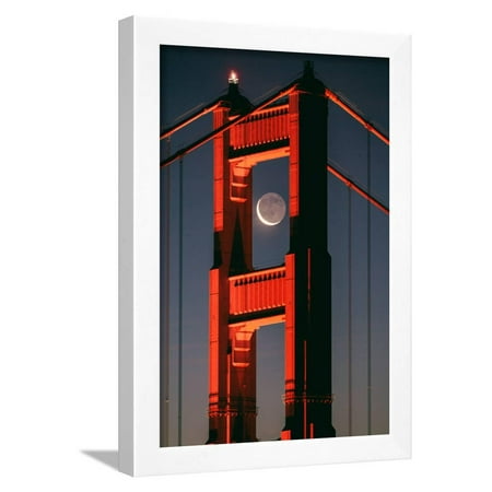Coffee And Crescent Moon Alignment Golden Gate Bridge San Francisco Framed Print Wall Art By Vincent James