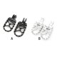 thumbnail image 2 of Sidaley Reposapiés para motocicleta, reposapiés trasero para montar en turismo, reposapiés desmontable para pasajero, soporte para reposapiés, Accesorios para motos Negro Sidaley VI015208-01, 2 of 6