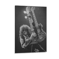 Jimmys Page Posters 0 Poster Cool Artworks Painting Wall Art Canvas Prints Hanging Picture Home Decor Posters Gift 12x18inch(30x45cm)