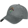 thumbnail image 1 of 3rd Battalion 75th Ranger Regiment with Ranger Denim Trucker Hat Baseball Cap for Men Cowboy Dad Black, 1 of 8