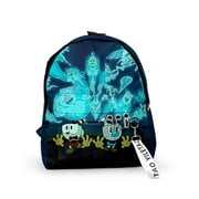 The Cuphead Show Merch Fabric One Shoulder Keychain Backpack Printed Student School Bag Mini bags