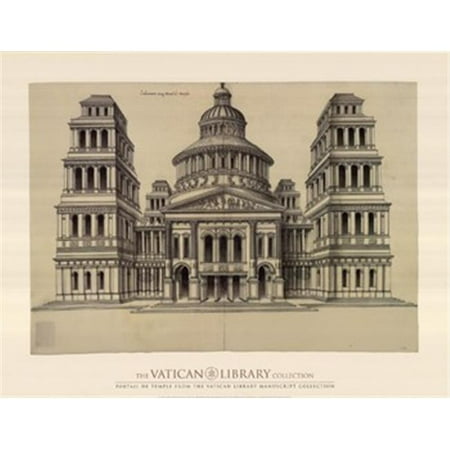 Tpc Apg A P16v00034 Portail De Temple The Vatican Collection 34 X 26 Poster Print - 
