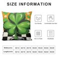 thumbnail image 5 of SHANXI St.Patrick's Day Pillow Covers Decorations Holiday Spring Decorative Pillow Case Decor for Sofa Couch 18x18in, 5 of 5