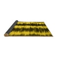 thumbnail image 2 of Ahgly Company Indoor Rectangle Abstract Yellow Contemporary Area Rugs, 2' x 4', 2 of 4