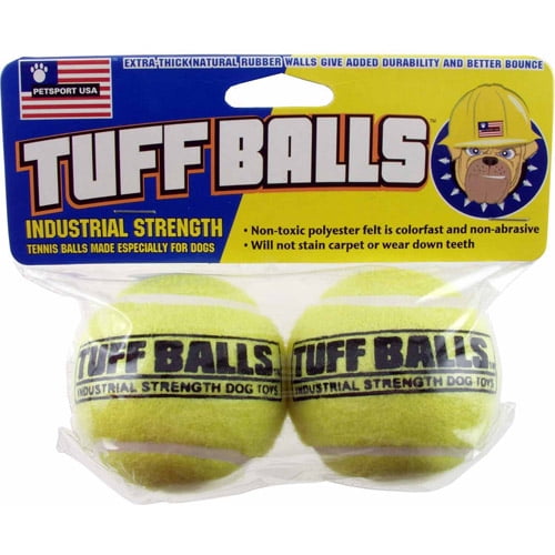 Petsport Usa Inc Tuff Balls Industrial Strength Tennis Balls 2 Count Walmart Com Petsport Usa Inc Tuff Balls Industrial Strength Tennis Balls 2 Count Walmart Com