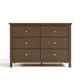 thumbnail image 4 of Graco Sasha 6 Drawer Nursery Double Dresser, Hazelnut, 4 of 8