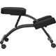 thumbnail image 2 of Silla de oficina Flash Furniture móvil ergonómica arrodillada en tela negra, 2 of 2