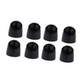 thumbnail image 2 of 8 piezas de cubiertas para pernos de inodoro, accesorios de baño, fácil instalación, decorativos Negro, 2 of 9
