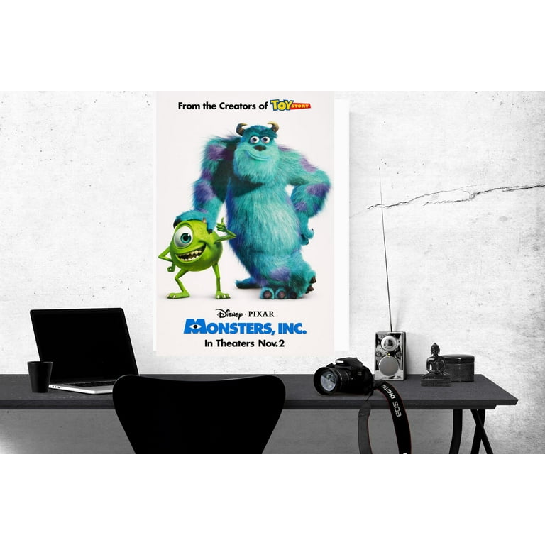 Monsters Inc Movie Poster Entertainment Decor Art Poster 24x36 Unframed,  Age: Adults, Rectangle Poster Time - Walmart.com