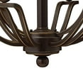 thumbnail image 6 of 6 Light Large Chandelier In Transitional Style 29 Inches Wide By 29 Inches High-Olde Bronze Finish-Light Amber Seedy Glass Color Hinkley Lighting, 6 of 7