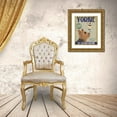thumbnail image 3 of Fab Funky 12x14 Gold Ornate Wood Framed with Double Matting Museum Art Print Titled - Yorkshire Terrier Ice Cream, 3 of 4