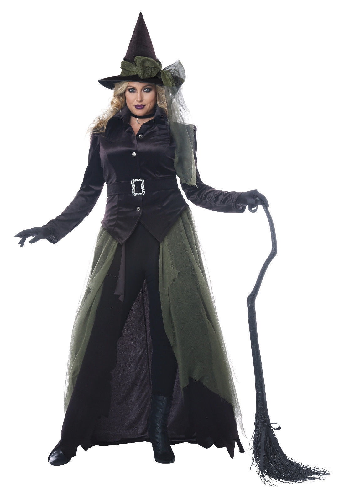 Women's Plus Size Witch Halloween Costumes - Gothic Witch Women's Adult Wicked Sorceress Halloween Costume Plus Size Women's Plus Size Witch Halloween Costumes - Gothic Witch Women's Adult Wicked Sorceress Halloween Costume Plus Size