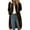 Brown, variant on HAiming Womens Winter Fuzzy Fleece Jacket Long Sleeve Zip up Hooded Coats Plus Size Casual Long Outerwear with Pocket